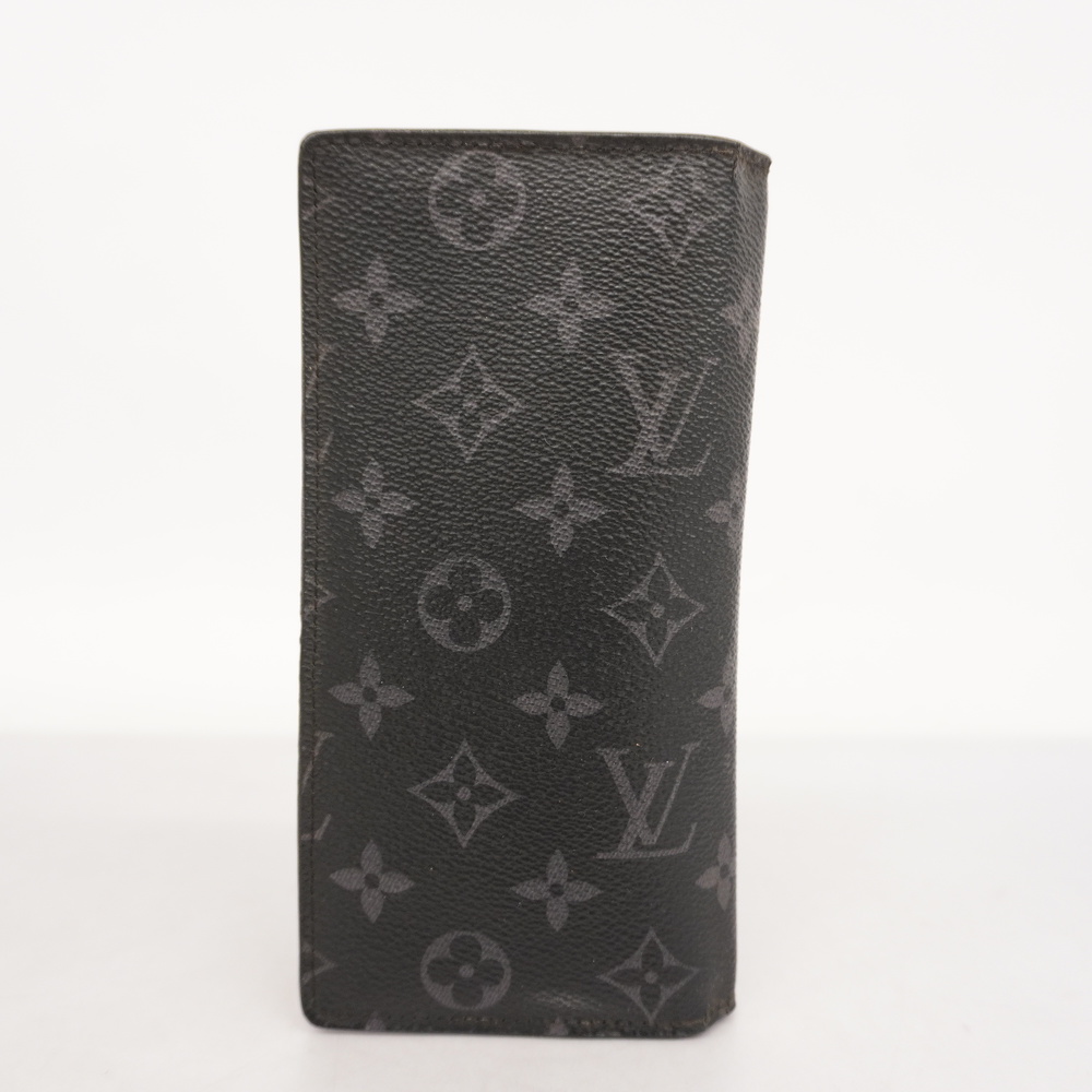 Auth Louis Vuitton Monogram Eclipse Portofeuil Brother M61697 Men's  Long Wallet - Picture 14 of 14